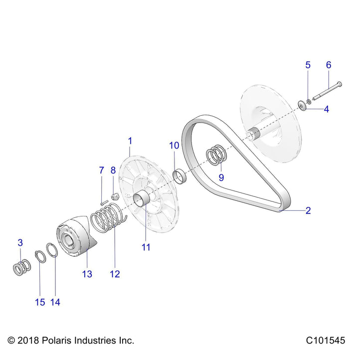 Washer, .906 X 1.38 X .030 In by Polaris