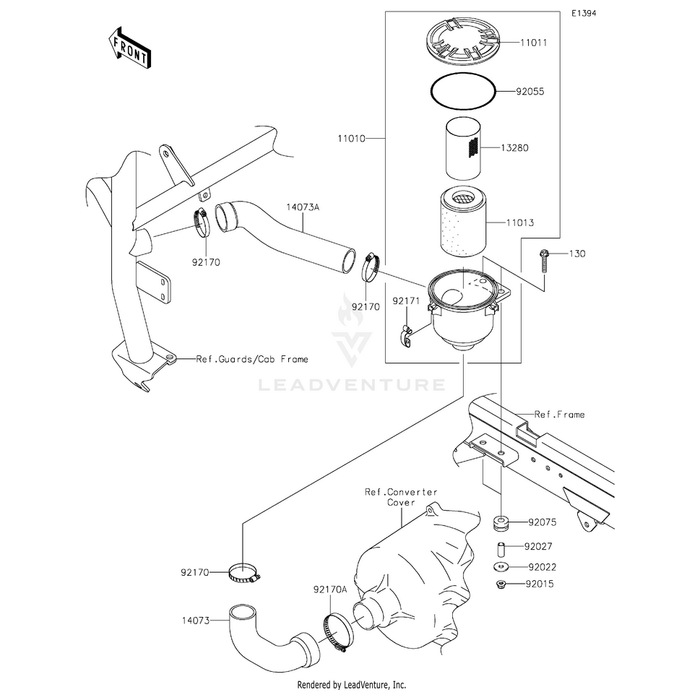 Washer,9X28X2.3 by Kawasaki