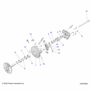 Washer, Clutch Spider Roller by Polaris 5438247 OEM Hardware P5438247 Off Road Express