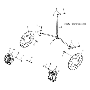 Washer, Copper by Polaris 455187 OEM Hardware P455187 Off Road Express