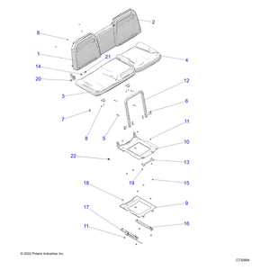 Washer,Fl by Polaris 7555986 OEM Hardware P7555986 Off Road Express