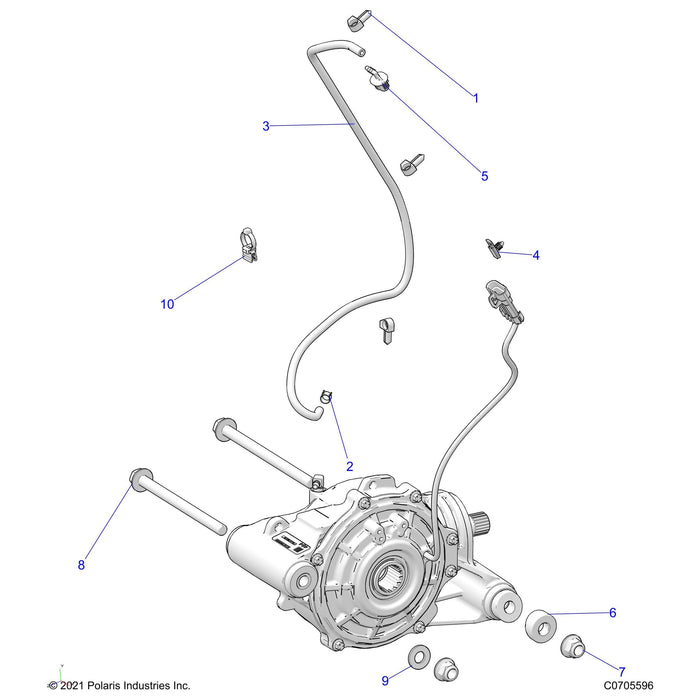 Washer-Flat,.531X1.063X.094-Y by Polaris