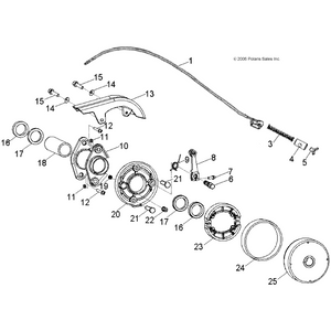 Washer-Flat by Polaris 452198 OEM Hardware P452198 Off Road Express