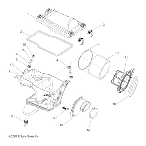 Washer, Flat by Polaris 7555799 OEM Hardware P7555799 Off Road Express