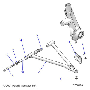 Washer-Flat-M10X2.0 Ztb by Polaris 7557235 OEM Hardware P7557235 Off Road Express