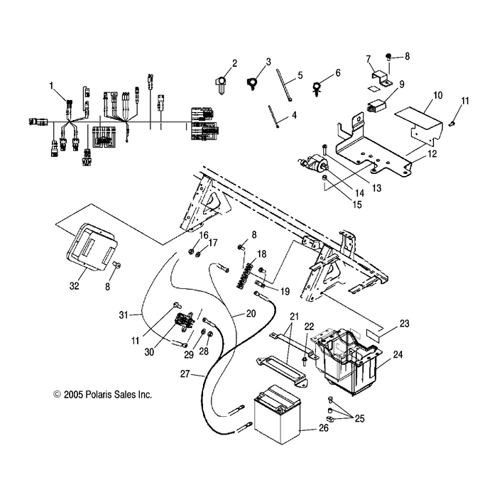 Washer, Lock by Polaris