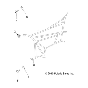 Washer-Nylon by Polaris 7556460 OEM Hardware P7556460 Off Road Express