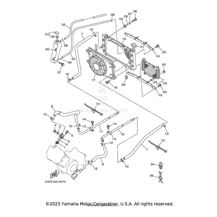 Washer, Plate by Yamaha