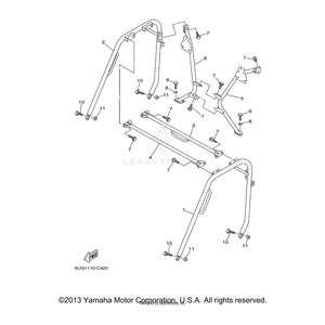 Washer, Plate by Yamaha 90201-10036-00 OEM Hardware 90201-10036-00 Off Road Express