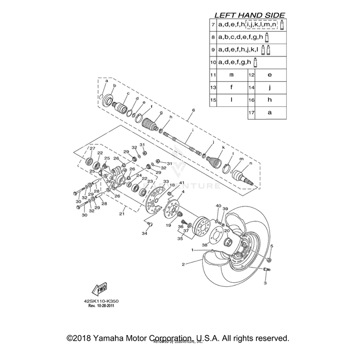 Washer, Plate by Yamaha