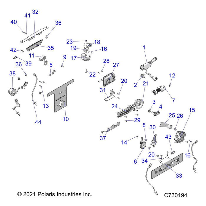 Washer,Retaining,8.5X28X3 by Polaris