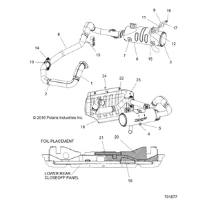 Washer-Silencer Mount by Polaris 5415398 OEM Hardware P5415398 Off Road Express