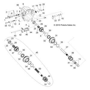 Washer-Thrust(026Hs110) by Polaris 3234510 OEM Hardware P3234510 Off Road Express