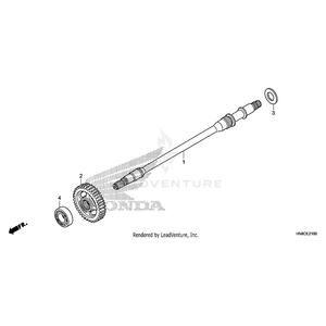 Washer, Thrust (25X46X2) by Honda 90459-HN8-B40 OEM Hardware 90459-HN8-B40 Off Road Express Peach St