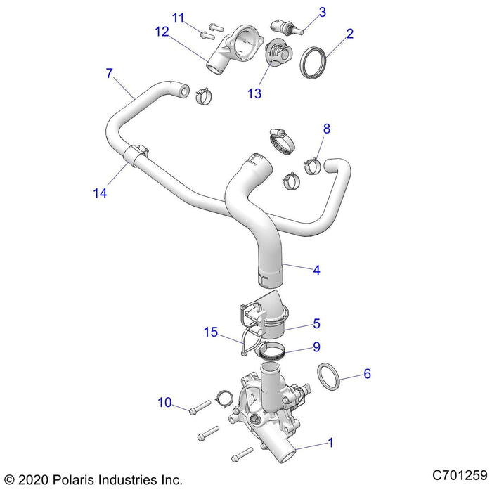 Water Pump Assembly by Polaris