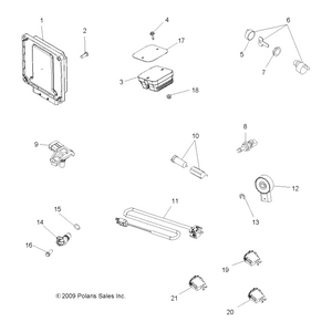 Water Temperature Sensor by Polaris 3089892 OEM Hardware P3089892 Off Road Express