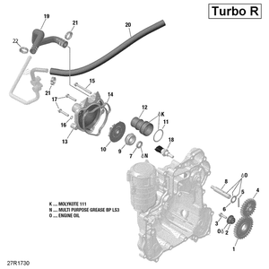 Water Tube by Can-Am 420622041 OEM Hardware 420622041 Off Road Express