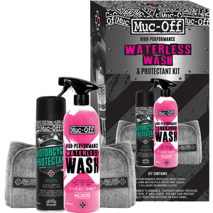 Waterless Wash & Protect Kit by Muc-Off 20029US Cleaning Kits 81-2029 Western Powersports