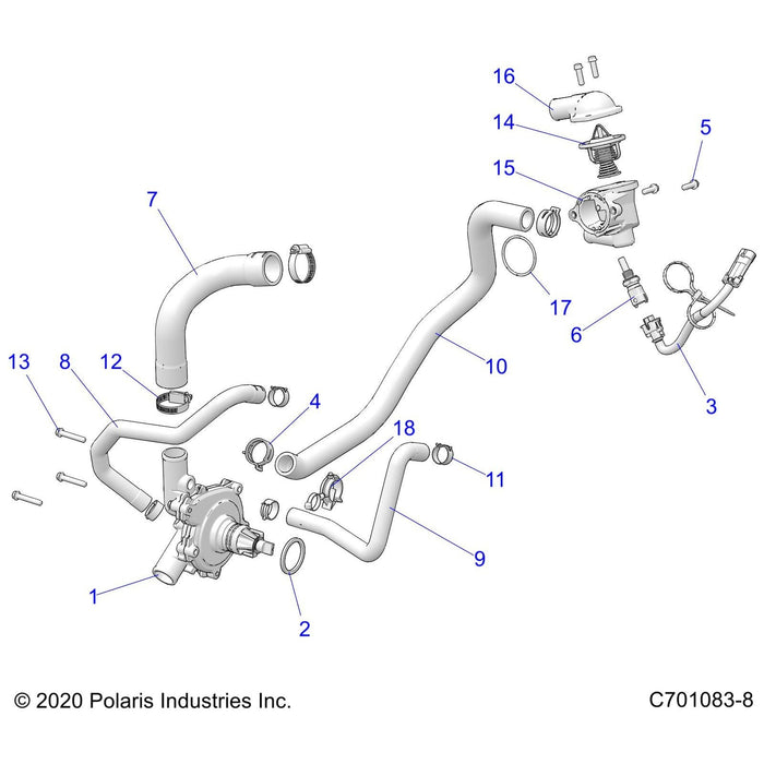 Waterpump Hose by Polaris