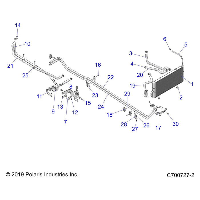 Waterpump Mount Bracket, Black by Polaris