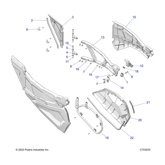 Weather Strap Seal, Lower, Rzn by Polaris