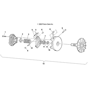 Weight-Shift,S-94 by Polaris 5631434 OEM Hardware P5631434 Off Road Express