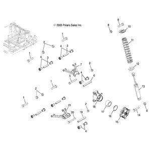 Weld-A-Arm,Mid Axle,Lower,Blk by Polaris 1015141-067 OEM Hardware P1015141-067 Off Road Express