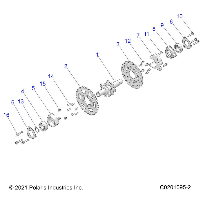 Weld-Axle,Rear by Polaris