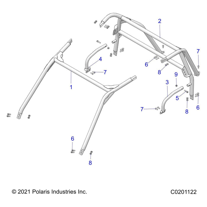 Weld-Bolster,Lh,Blk by Polaris