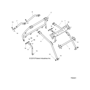 Weld-Bolster,Lh,Mt.Ttnm by Polaris 1021907-632 OEM Hardware P1021907-632 Off Road Express