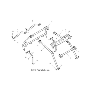 Weld-Bolster,Lh,Org Mad by Polaris 1019403-589 OEM Hardware P1019403-589 Off Road Express