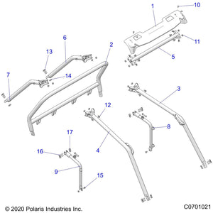 Weld-Bolster,Lh,Red by Polaris 1021907-293 OEM Hardware P1021907-293 Off Road Express