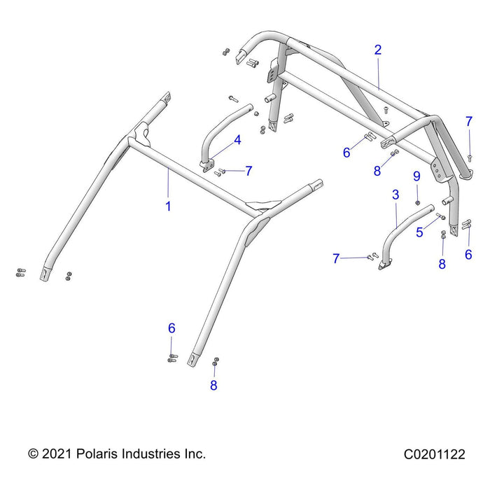 Weld-Bolster,Rh,Blk by Polaris