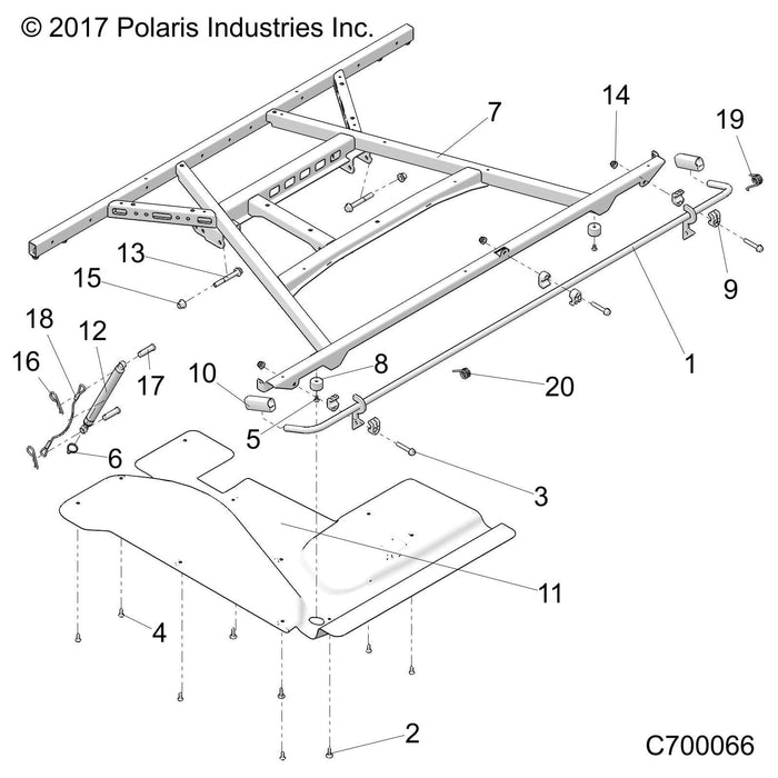 Weld-Box Latch,Blk by Polaris