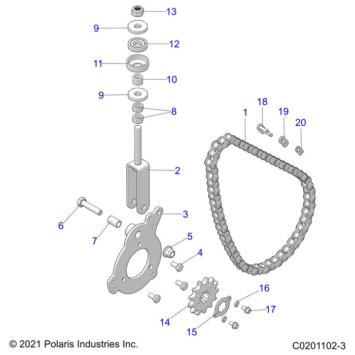 Weld-Bracket,Engine Hanger by Polaris