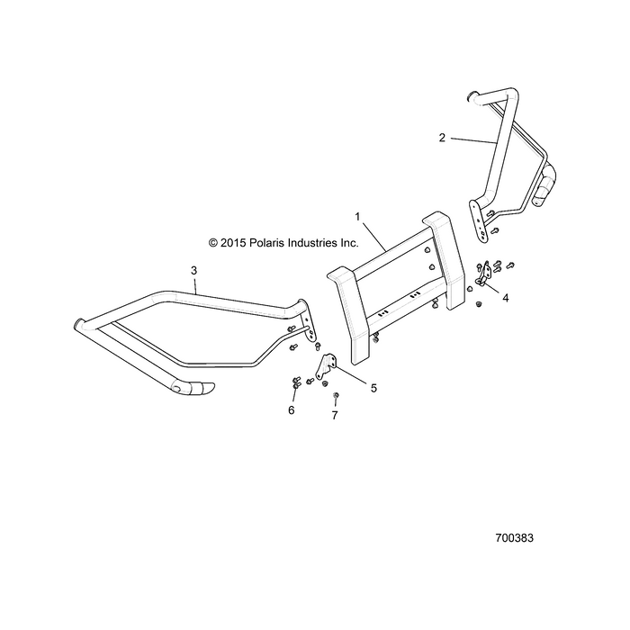 Weld-Brushgrd,Cntr,F,Ttn by Polaris