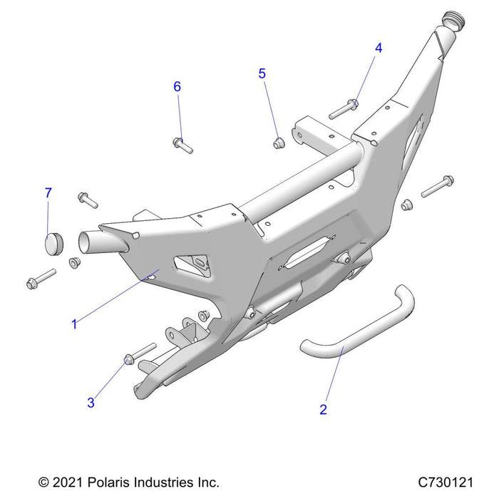 Weld-Bumper,Prem,Blk by Polaris