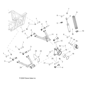 Weld-Control Arm,Lower,Lh,Blk by Polaris 1016813-067 OEM Hardware P1016813-067 Off Road Express