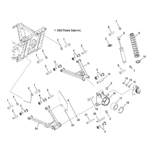 Weld-Control Arm,Lower,Lh,Cd Slv by Polaris 1016813-385 OEM Hardware P1016813-385 Off Road Express