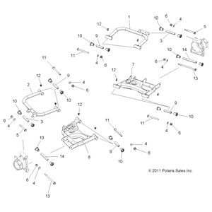 Weld-Control Arm,Lower,Rr,Lh,Slv by Polaris 1018115-385 OEM Hardware P1018115-385 Off Road Express