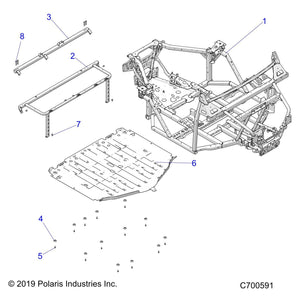 Weld-Crossbar,Ecoat by Polaris 1023943-329 OEM Hardware P1023943-329 Off Road Express