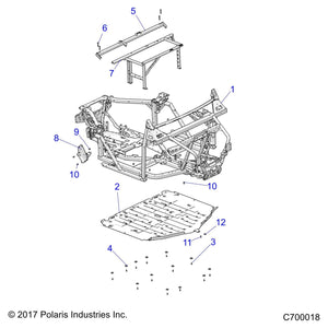 Weld-Crossbar,Eu,Blk by Polaris 1023685-329 OEM Hardware P1023685-329 Off Road Express