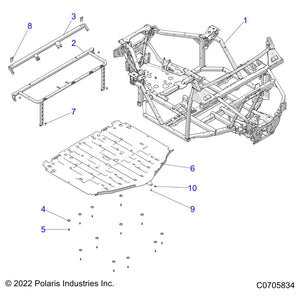 Weld-Crossbar,Eu, M.Blk by Polaris 1024657-458 OEM Hardware P1024657-458 Off Road Express