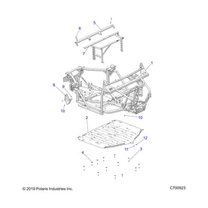 Weld-Crossbar,Is,M.Blk by Polaris 1025449-458 OEM Hardware P1025449-458 Off Road Express