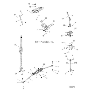 Weld-Epas,Mnt,Blk by Polaris 1018384-329 OEM Hardware P1018384-329 Off Road Express