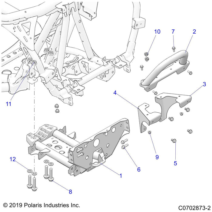 Weld-Frame,Frt,Lower,Blk by Polaris