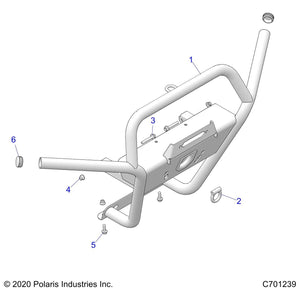 Weld-Frt,Bumper,Rgr.P.Mltd by Polaris 1025341-707 OEM Hardware P1025341-707 Off Road Express Drop Ship