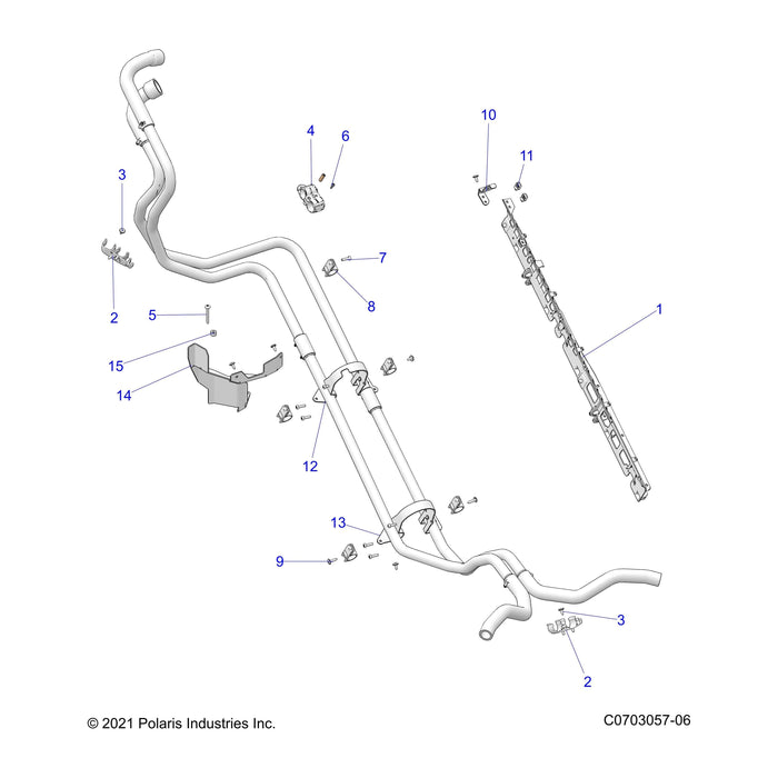 Weld-Fuel Tank Con Shield by Polaris