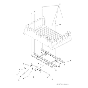 Weld-Latch,Double,Blk by Polaris 1017434-067 OEM Hardware P1017434-067 Off Road Express