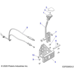 Weld-Lever,Shift,Blk by Polaris 1026180-458 OEM Hardware P1026180-458 Off Road Express